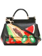 Dolce & Gabbana Fruit Print Bag - Black