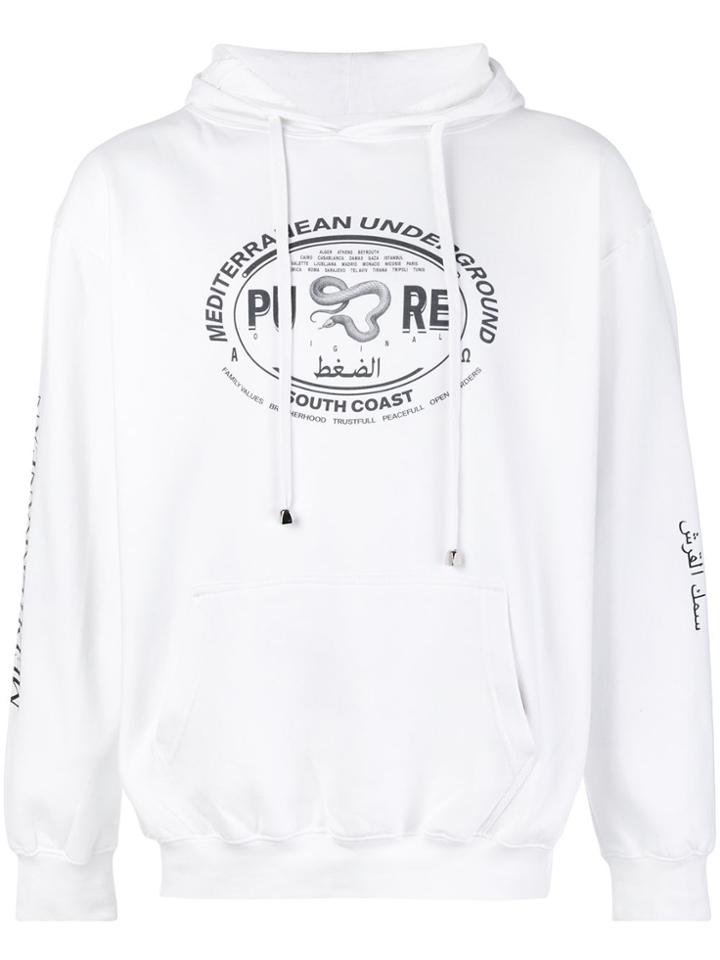 Pressure Mediterranean Family Hoodie - White