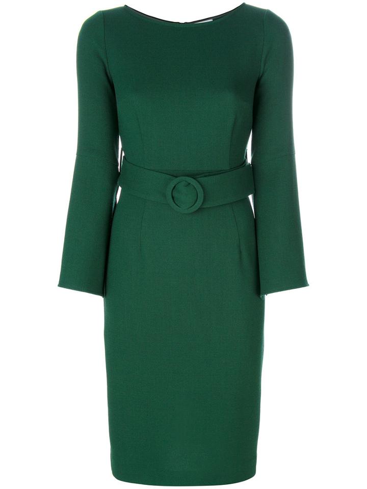 P.a.r.o.s.h. - Lachid Dress - Women - Polyamide/spandex/elastane/wool - S, Green, Polyamide/spandex/elastane/wool