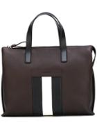 Bally Zipped Tote, Men's, Brown, Calf Leather