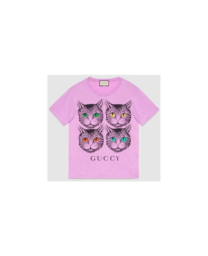 Fashion Concierge Vip Gucci - Mystic Cat And Guccy T-shirt -