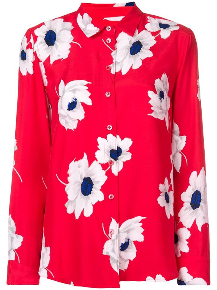 Equipment Floral Print Shirt - Red
