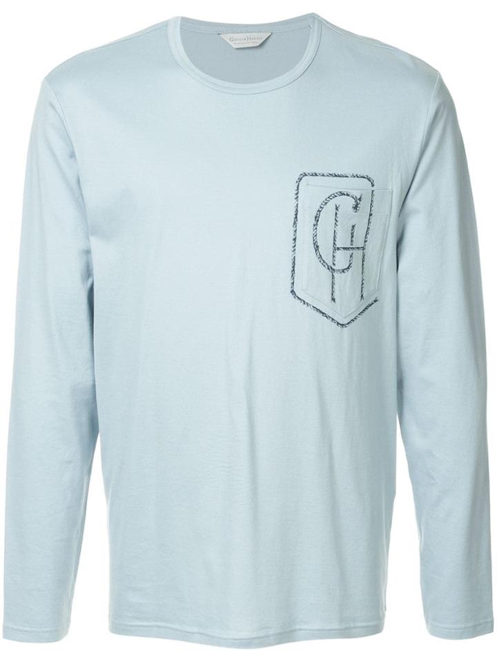 Gieves & Hawkes Printed T-shirt - Blue