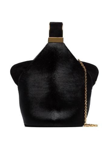 Bienen Davis Kit Haircalf Bucket Bag - Black