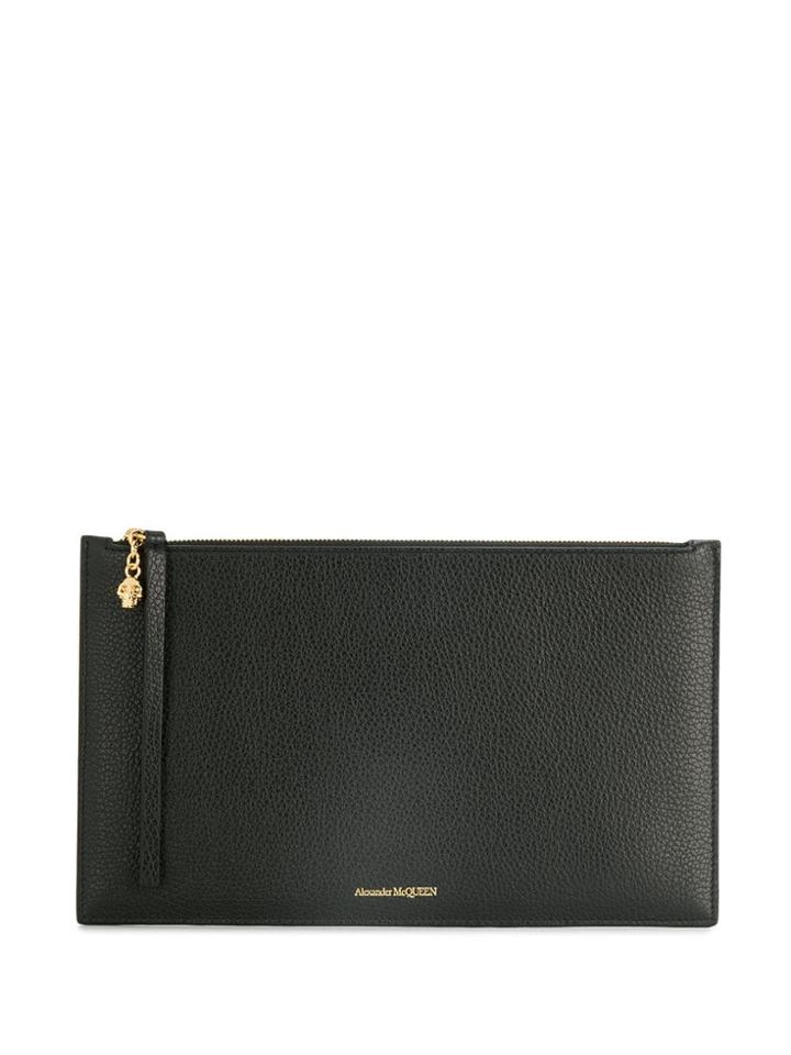 Alexander Mcqueen Small Zipped Pouch - Black
