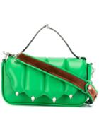 Marco De Vincenzo Flap Closure Crossbody Bag, Women's, Green
