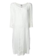 Kristensen Du Nord T-shirt Dress, Women's, Size: 2, White, Silk/cotton