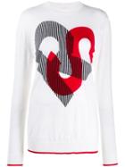 Sonia Rykiel Monogram Print Jumper - White