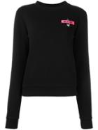 Versus Safety Pin Sweatshirt, Women's, Size: Xs, Black, Cotton