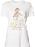 Unfortunate Portrait 'cheese Wiz' T-shirt, Women's, Size: Small, White, Cotton