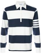 Thom Browne - Striped Polo Top - Men - Cotton - 2, Blue, Cotton