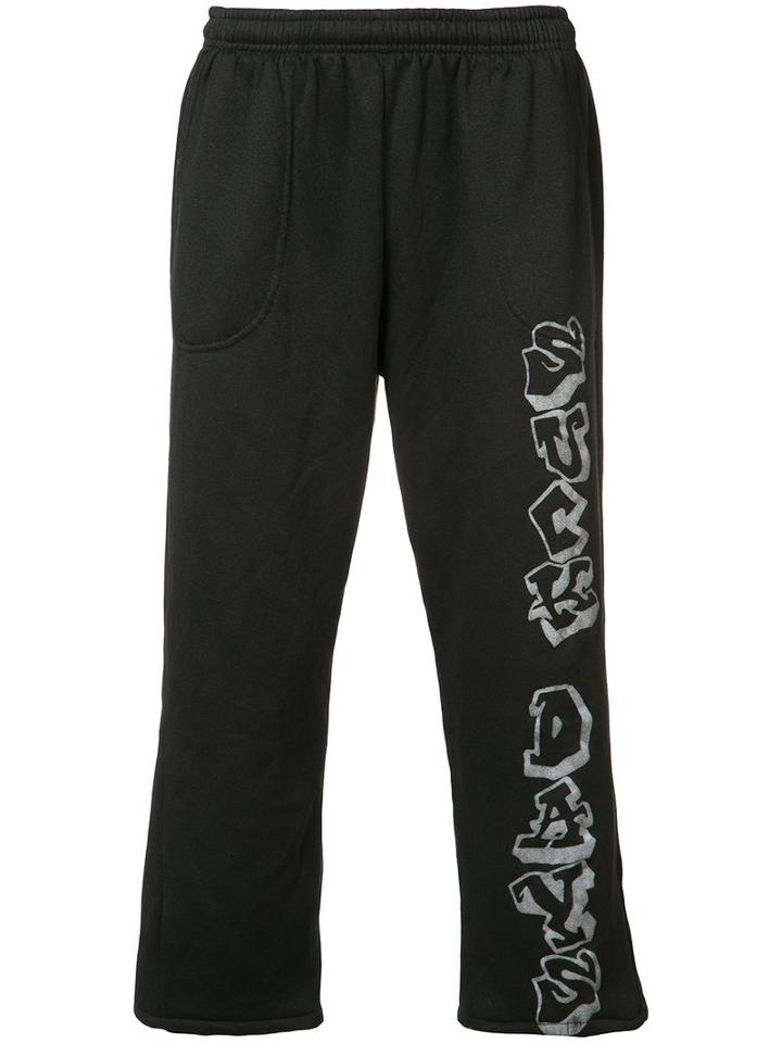 Black Fist - Suck Days Sweatpants - Men - Cotton/polyester - S, Cotton/polyester