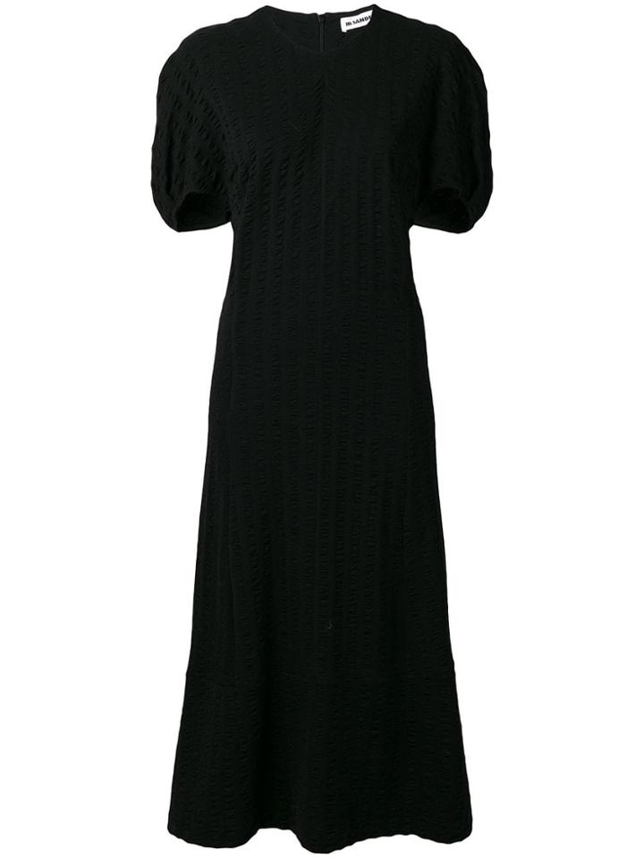 Jil Sander Panel Maxi Dress - Black
