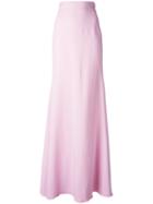 Antonio Berardi A-line Elongated Skirt, Women's, Size: 42, Pink/purple, Rayon/spandex/elastane