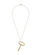 Alighieri Key Pendant Necklace - Yellow & Orange