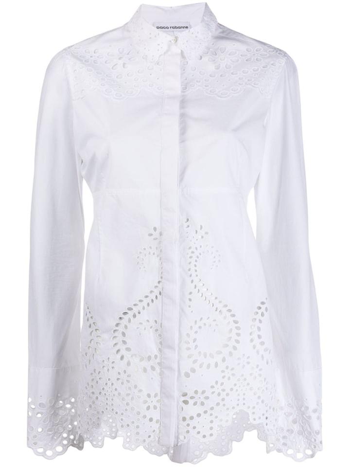 Paco Rabanne Macrame Shirt - White