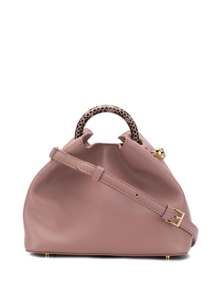 Elleme Crossbody Satchel Bag - Pink