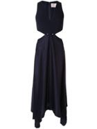 Dion Lee Pierced Midi Dress - Blue