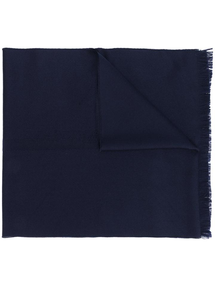 Emporio Armani Wrap Scarf - Blue