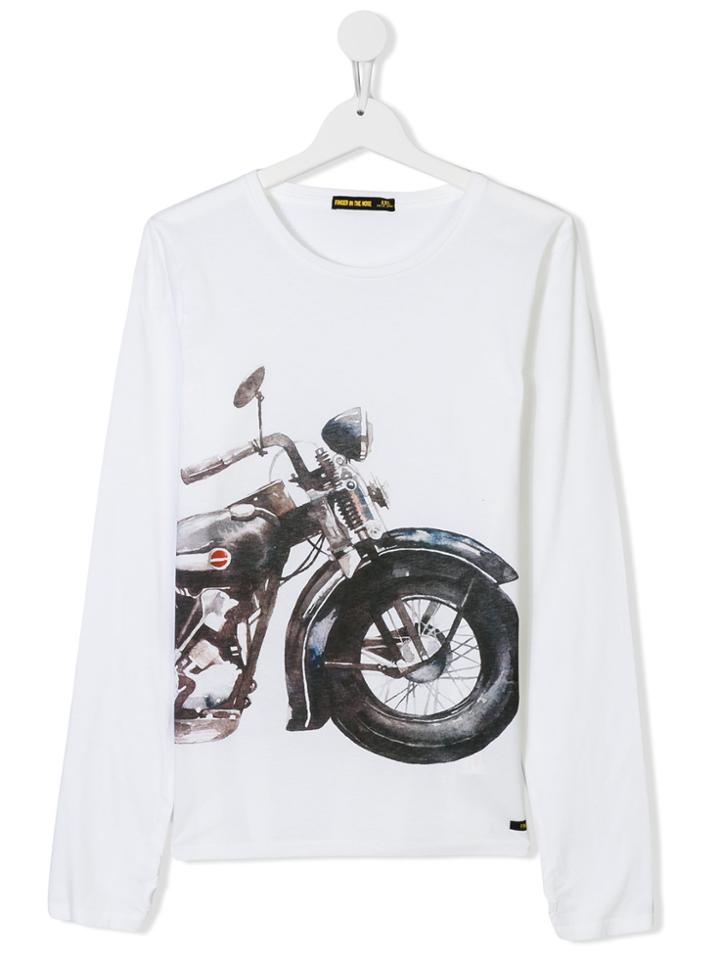 Finger In The Nose Printed Sweatshirt - White