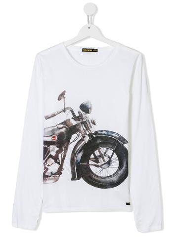 Finger In The Nose Printed Sweatshirt - White