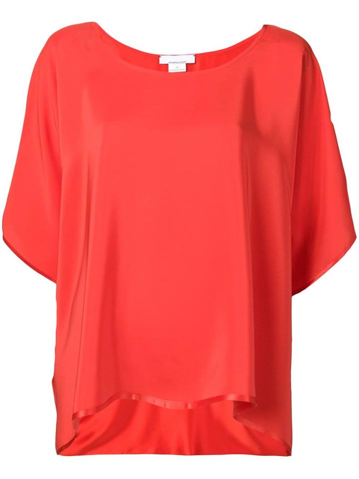 Jean Paul Knott Loose Fit Blouse - Red