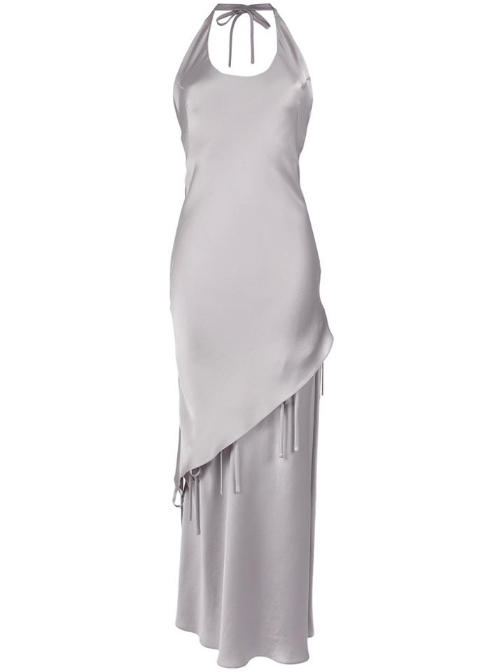 Gloria Coelho Halterneck Gown - Metallic