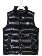 Moncler Kids Puffer Gilet - Blue