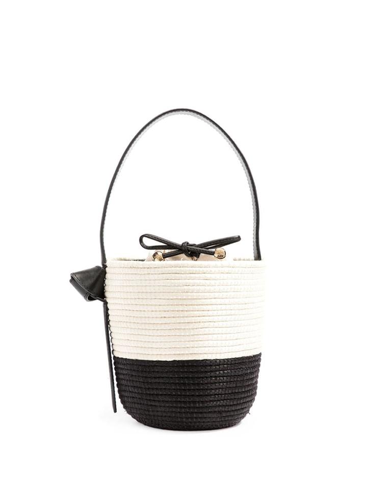 Cesta Collective Two Tone Bucket Bag - Black