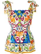 Dolce & Gabbana Majolica Printed Blouse - Multicolour