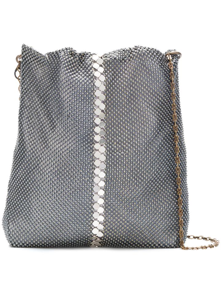 Laura B Party Chain Shoulder Bag - Metallic