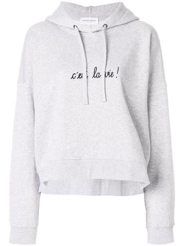 Maison Labiche C'est La Vie Hoodie - Grey