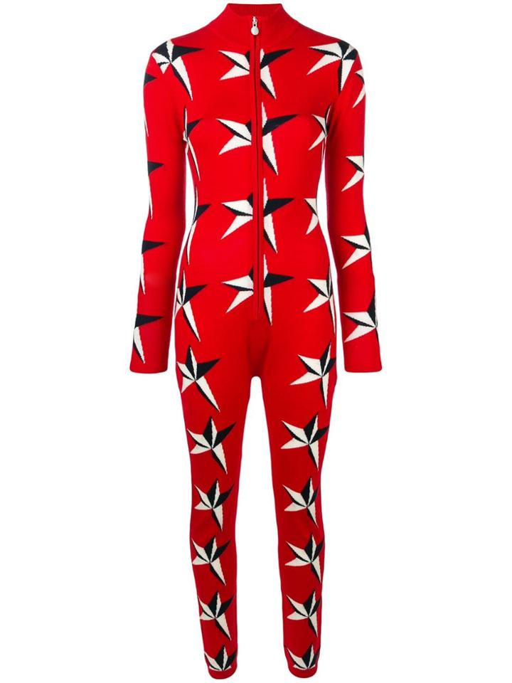 Perfect Moment Star Ii Jumpsuit - Red