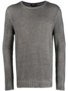 Avant Toi Knit Crew Neck Sweater - Grey