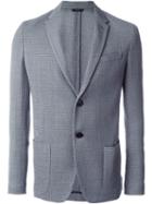 Fendi Knitted Blazer, Men's, Size: 46, Grey, Silk/polyamide/acetate/wool