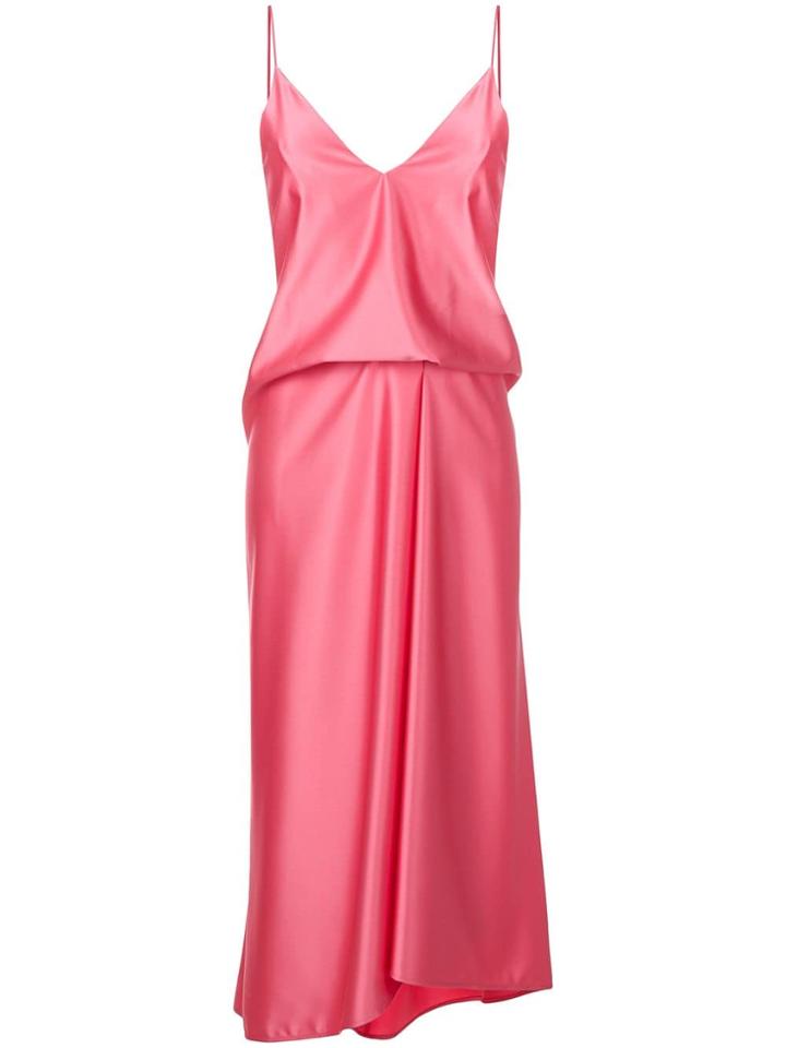 Cédric Charlier Draped Cami-dress - Pink