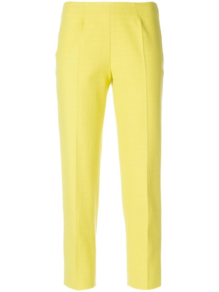 Piazza Sempione Cropped Trousers - Yellow & Orange