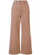 Apiece Apart Flared Tailored Trousers - Brown
