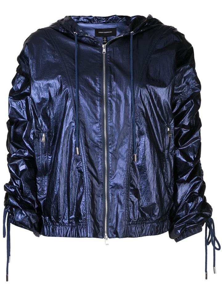 Robert Rodriguez Studio Olympia Zipped Windbreaker - Blue