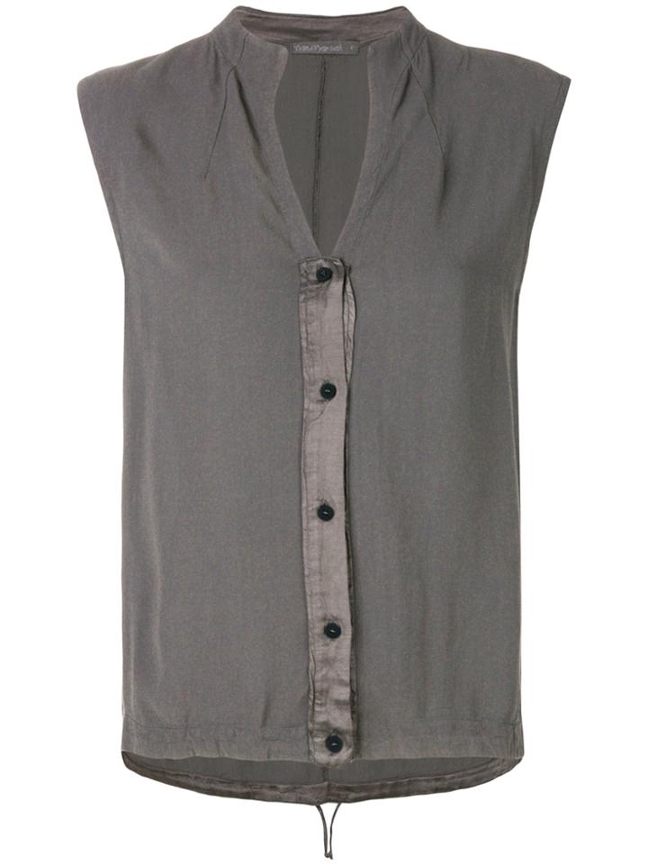 Transit Sleeveless Blouse - Grey
