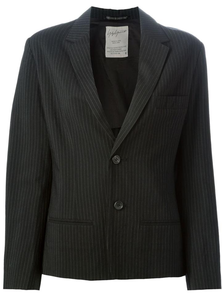 Yohji Yamamoto Vintage Pinstripe Blazer - Black