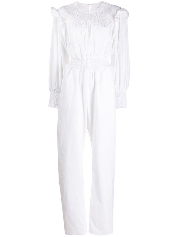 Philosophy Di Lorenzo Serafini Relaxed Ruffled Shoulder Jumpsuit -