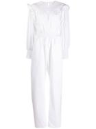 Philosophy Di Lorenzo Serafini Relaxed Ruffled Shoulder Jumpsuit -