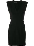 Plein Sud V-neck Fitted Dress - Black