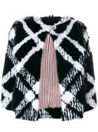 Thom Browne Tartan Fur Jacket - Blue