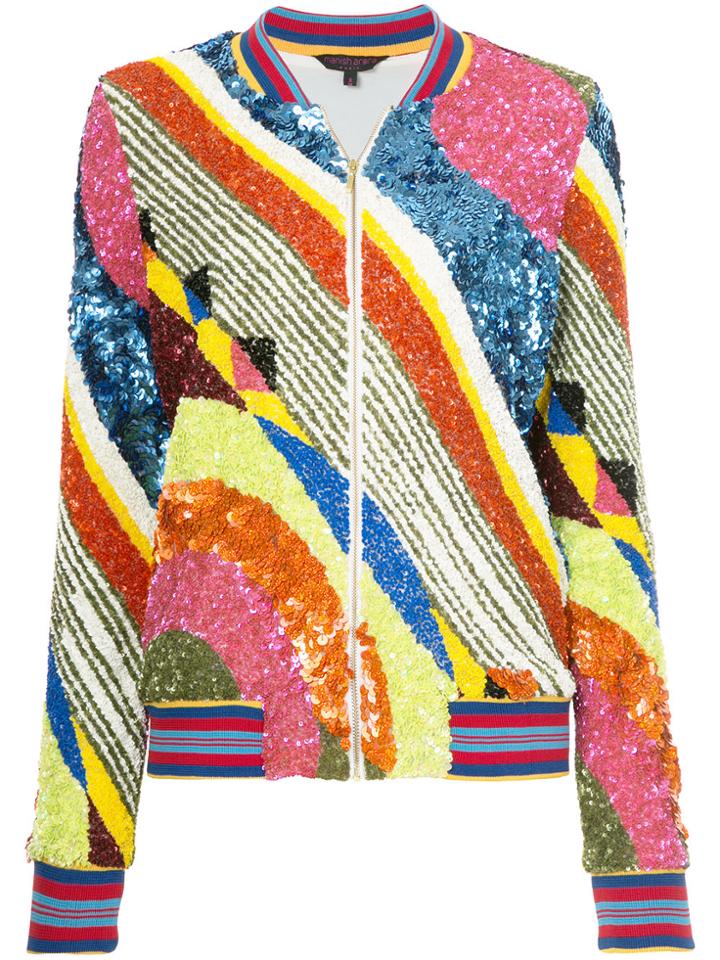 Manish Arora Geometric Patterned Bomber Jacket - Multicolour