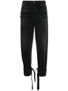 Pinko High-waisted Carrot-fit Jeans - Black