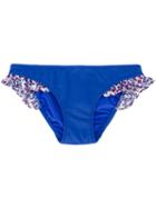 Il Gufo - Ruffled Bikini Bottoms - Kids - Polyamide/spandex/elastane - 10 Yrs, Blue