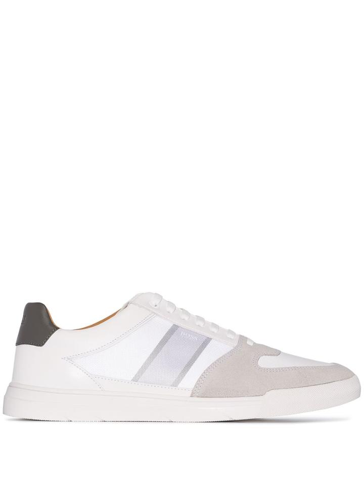 Hugo Hugo Boss White Cosmopool Leather Sneakers