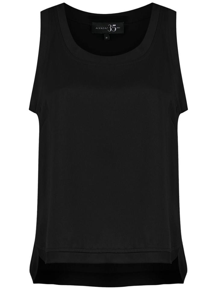 Alcaçuz Fileira Blouse - Black
